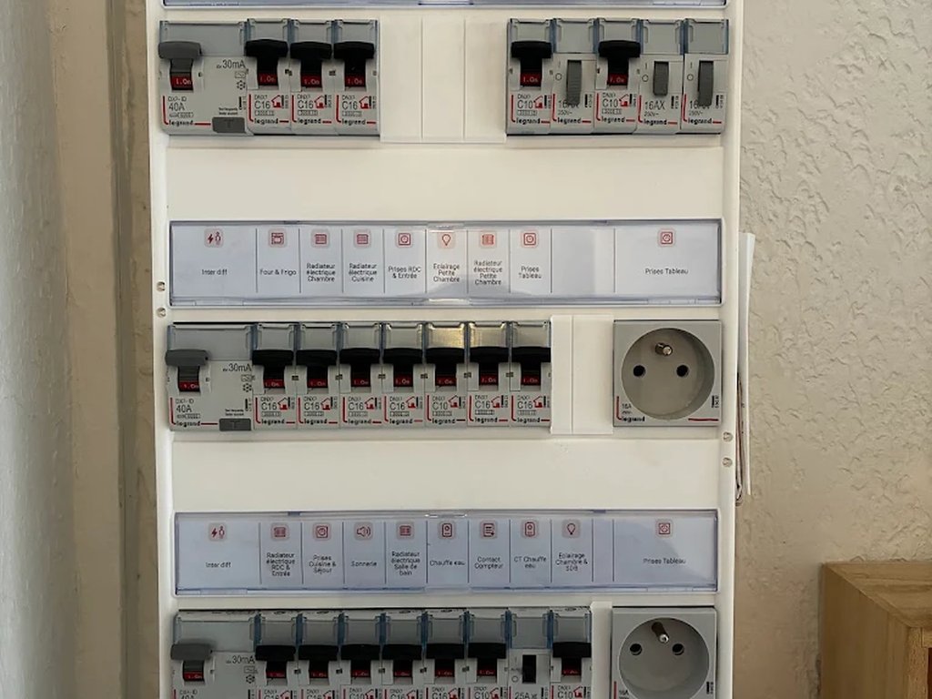Tableau électrique Legrand installé par NEXHOM